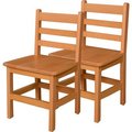 Wood Designs 15" Seat Height Hardwood Chair, Carton of Two WD81502